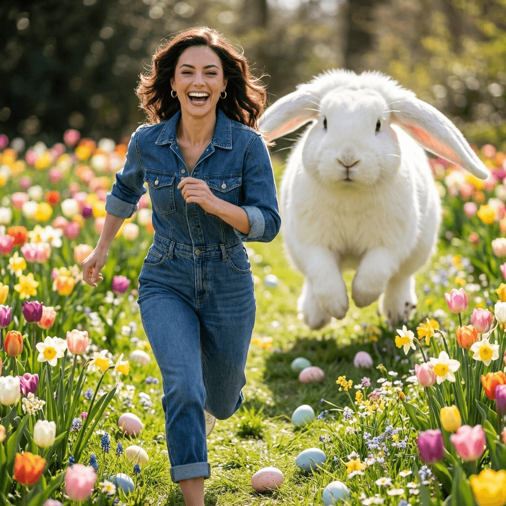 Easter Flower Field Run Video